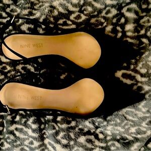Nine West Black Pointed Toe Heels